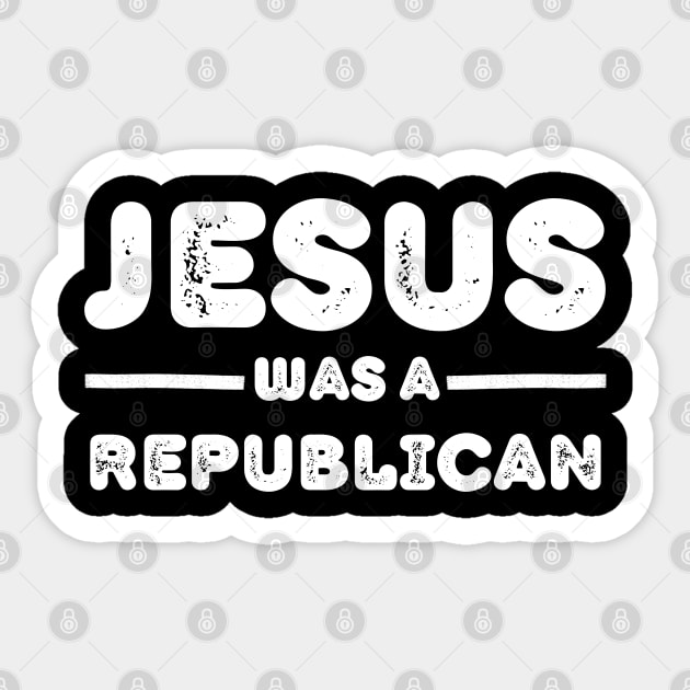 Republican-Jesus Sticker by Creatifly Graphic Tees